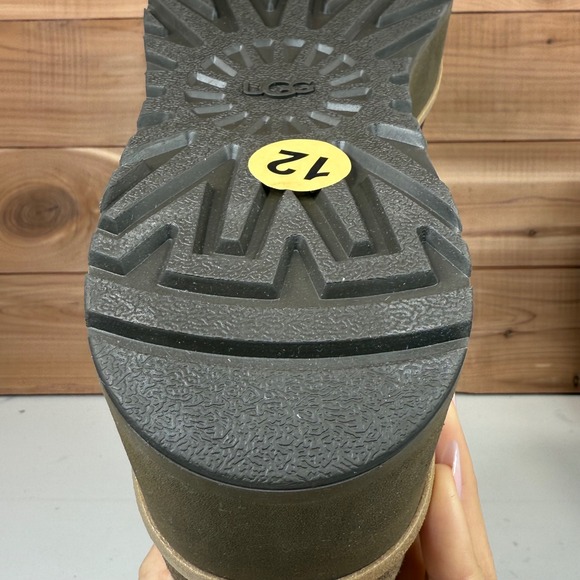 UGG Women Cityfunc Zip Water-Resistant Platform Bootie‎ Hickory Suede Size 12 - Picture 11 of 15